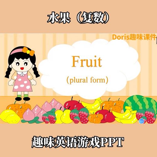 水果英语小游戏
