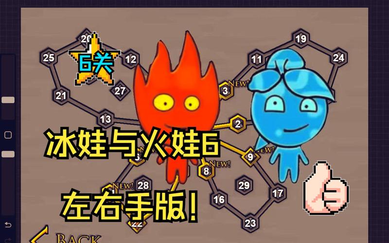 小火人和小冰人小游戏