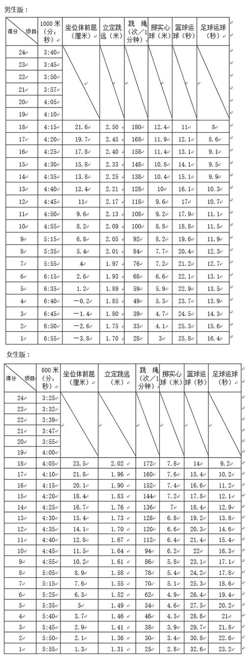 体育跳远满分多少米
